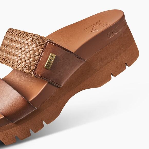 Cushion Vista Higher Espresso Rafia 7.5 - Picture 2 of 6